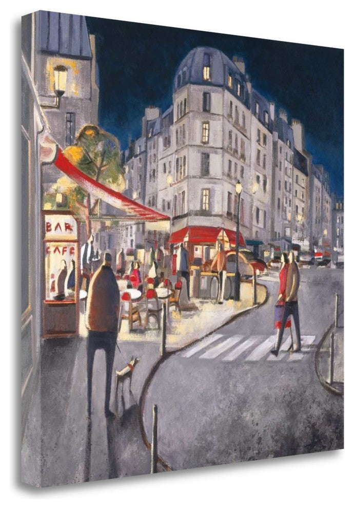 "Rendez - Vous�Paris" By Didier Lourenco, Giclee Print on Gallery Wrap Canvas