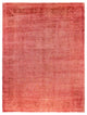 Overdyed One-of-a-Kind Hand-Knotted Area Rug Pink, 9' 1" x 11' 10"