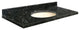 Quartz 31"x19" Vanity Top, Single Faucet Hole, Interlude, Biscuit Bowl