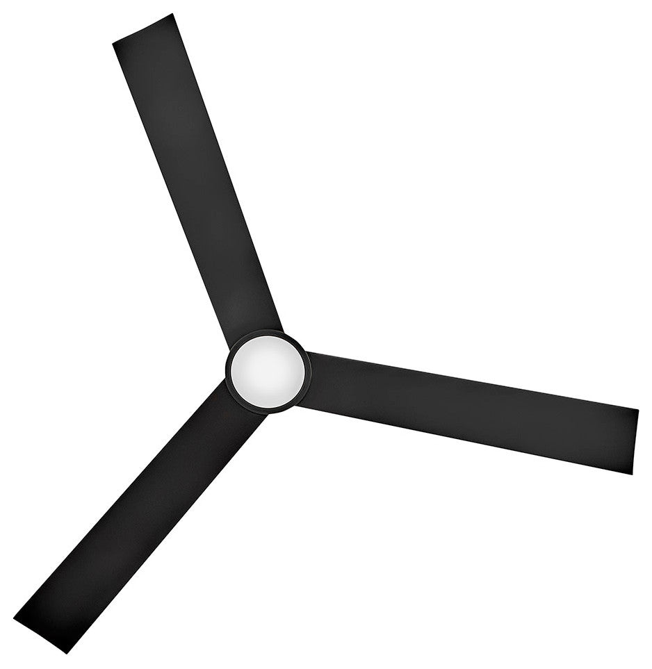 Hinkley Speck 52" Smart Fan, Matte Black