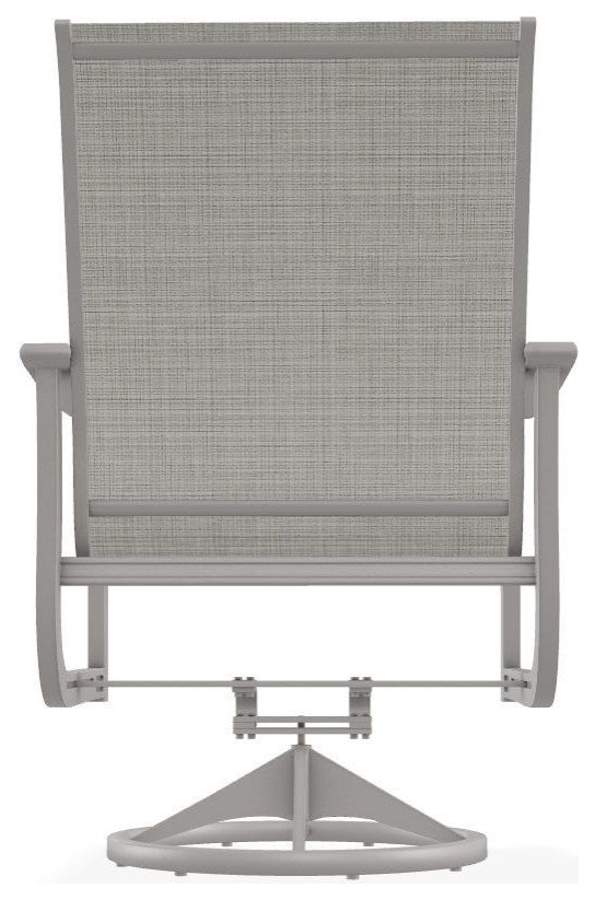 St. Catherine Sling Outdoor Swivel Rocker, Deacon/Warm Gray