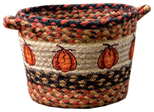 Harvest Pumpkin Utility Basket, 9"x6.5"