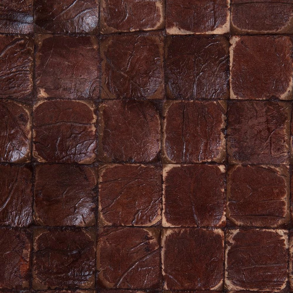 East at Main Brown Luster Coconut Shell Wall Tile
