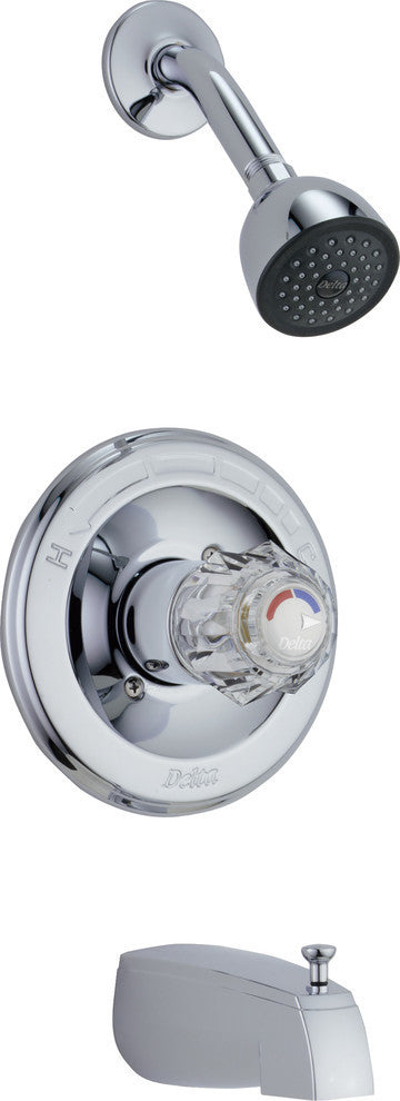 Delta Classic Monitor 13 Series Tub and Shower Trim, Chrome, T13422