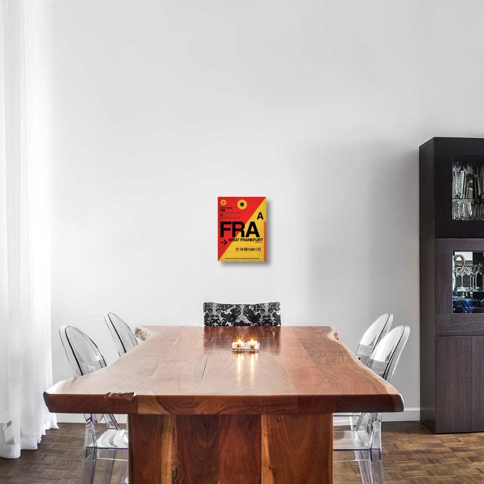 "FRA Frankfurt Luggage Tag 2" Fine Art Print