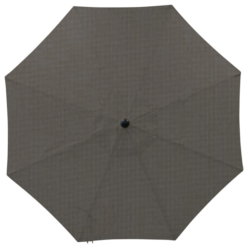 9' Round Universal Sunbrella Replacement Canopy, Graphite