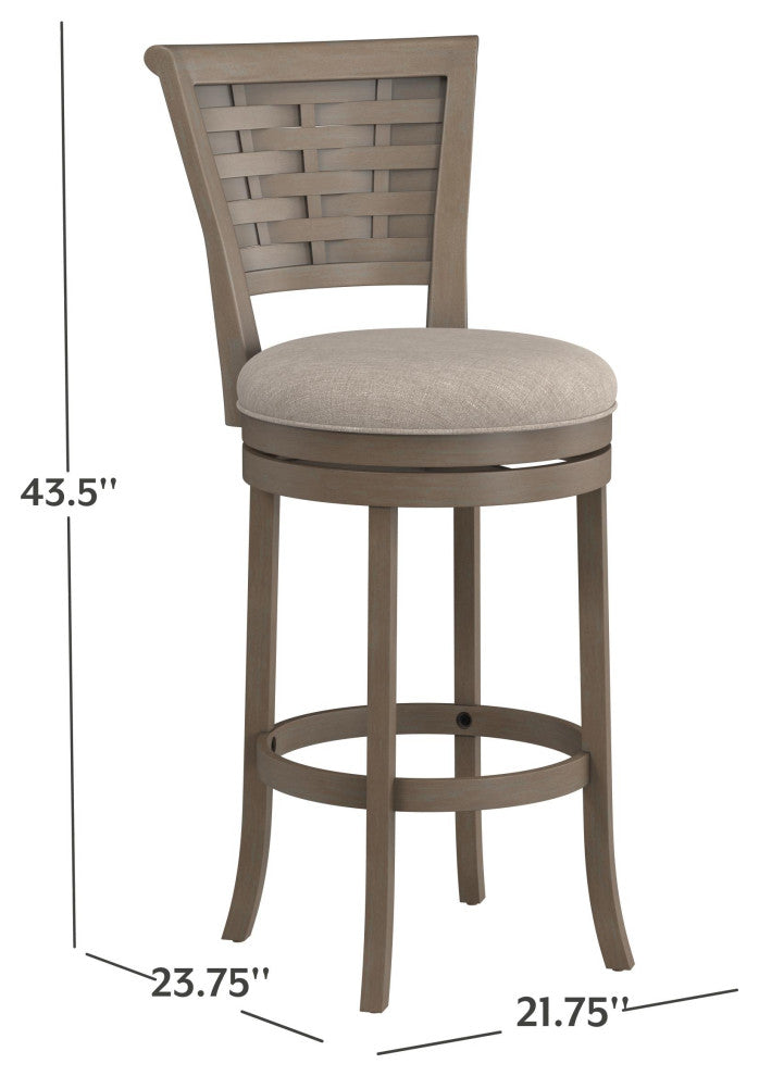 Hillsdale Thredson Swivel Bar Height Stool