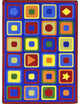 Kid Essentials Rug, Seeking Shapes, 7'8"x10'9"