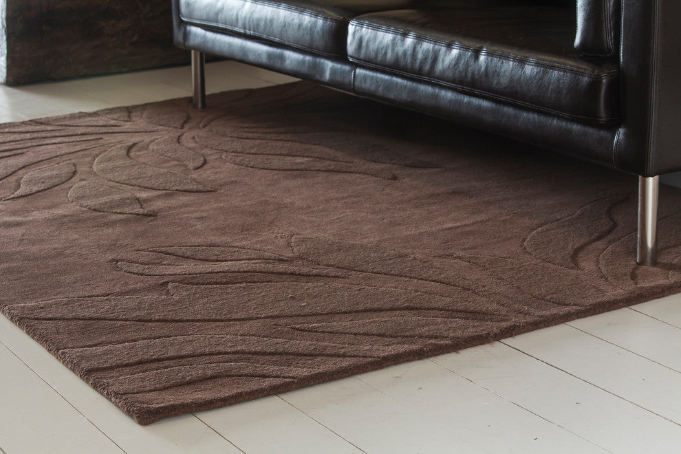 Jaipur Transitional Area Rug, Brown, 7'x10'