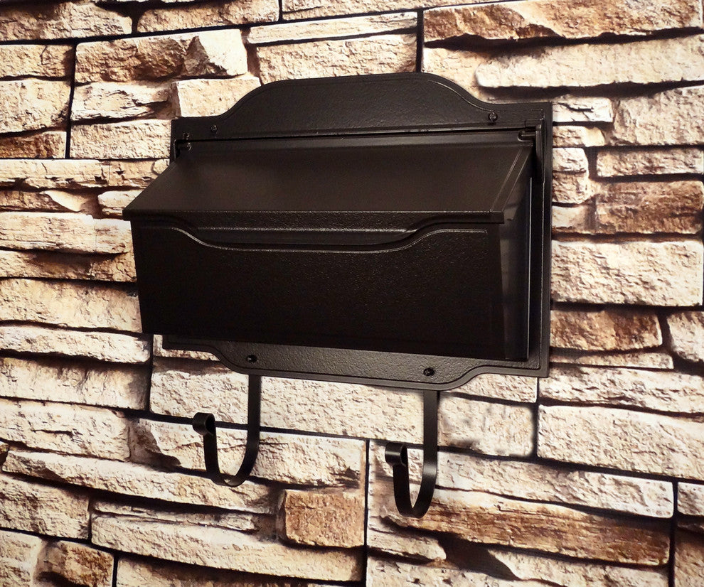 Contemporary Horizontal Mailbox, Oil Rubbed Bronze