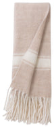 Calu Merino Wool Throw, Natural