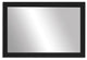 Meade Framed Wall Mirror, Black, 28"x48"