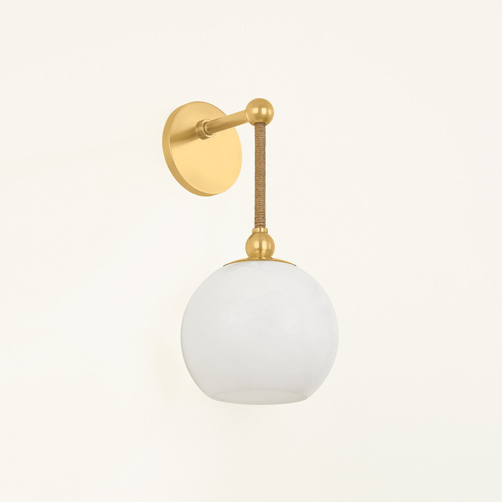 Mandy Cheng x Mitzi Abbie Wall Sconce Aged Brass