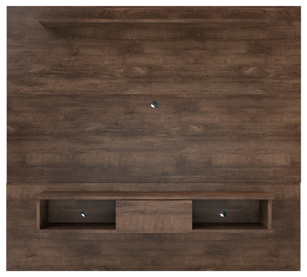 Midtown Concept Turks TV 2-Shelf Board 70", Distressed Brown