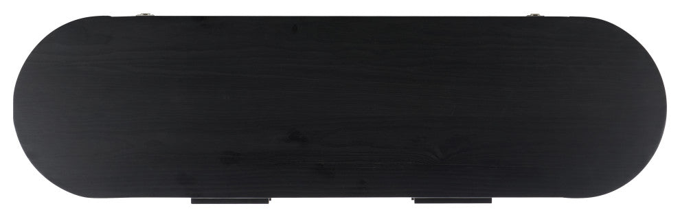 Safavieh Couture Lauryn Wood Oval Dresser, Black