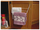 Undersink Door Mount Towel Bar, White