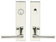 Champagne Lever, Tubular Entry, Single Cylinder, RH, Polished Stainless Steel