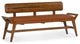 Robertson Recycled Teak Leather Bench