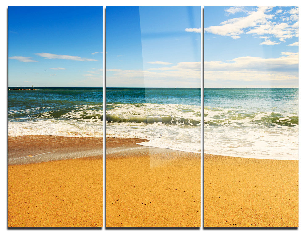"Daylight Relaxation" Photography Metal Wall Art, 3 Panels, 36"x28"