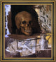 Paul Cezanne Still Life: Skull and Waterjug Framed Premium Canvas Print, 16"x20"