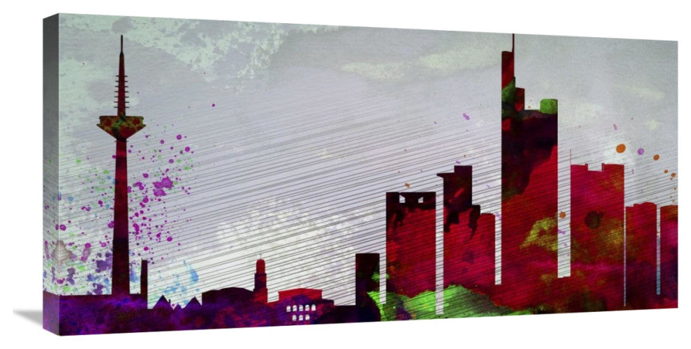 "Frankfurt City Skyline" Fine Art Print