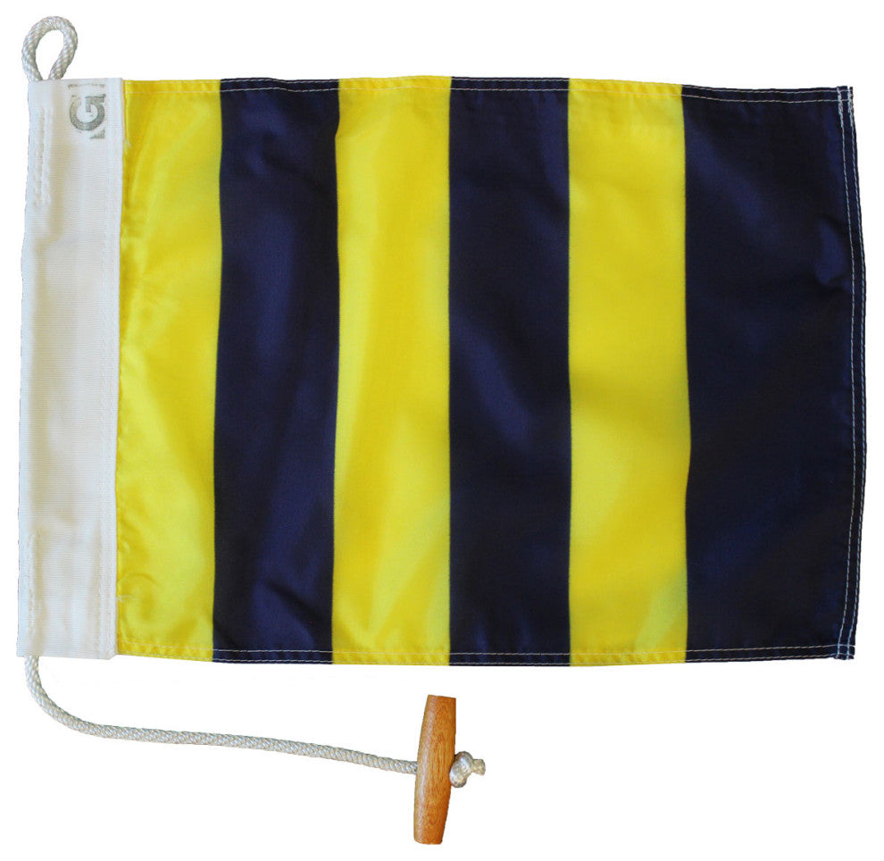 Letter G, Nautical Code Signal Nylon Flag
