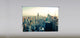 "New York Skyline in the Daytime" Artwork, 5' Shade, Partial Sheer, Left