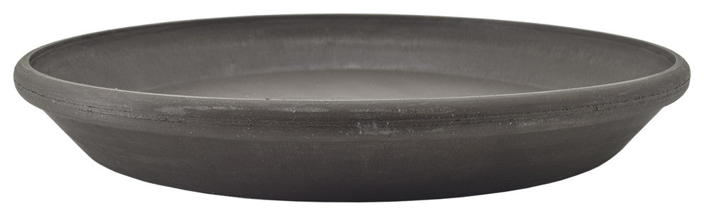 Single Slip Saucer, Dark Charcoal, Small