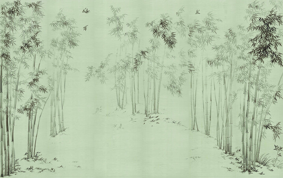 Bamboo Forest, Green Full Size