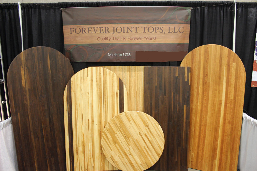 Custom Edge Grain Butcher Block Table Top, Island Top, Workbench, Desk Top, Maple, 36"x36"