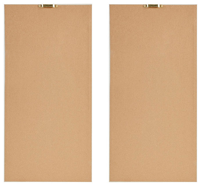 Madison Park Avant Garden Dried Flower 2-piece Shadow Box Wall Decor Set