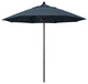9' Bronze Push Lift Fiberglass Rib Aluminum Umbrella, Pacifica, Sapphire