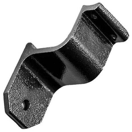 Contractor ADA Handrail Wall Bracke, Hammered Black