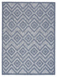 Nourison Versatile 6' x 9' Denim Blue Modern Area Rug