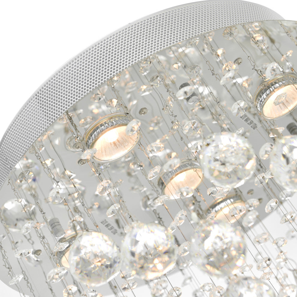 Rain Drop Flush Mount, 16 Inches