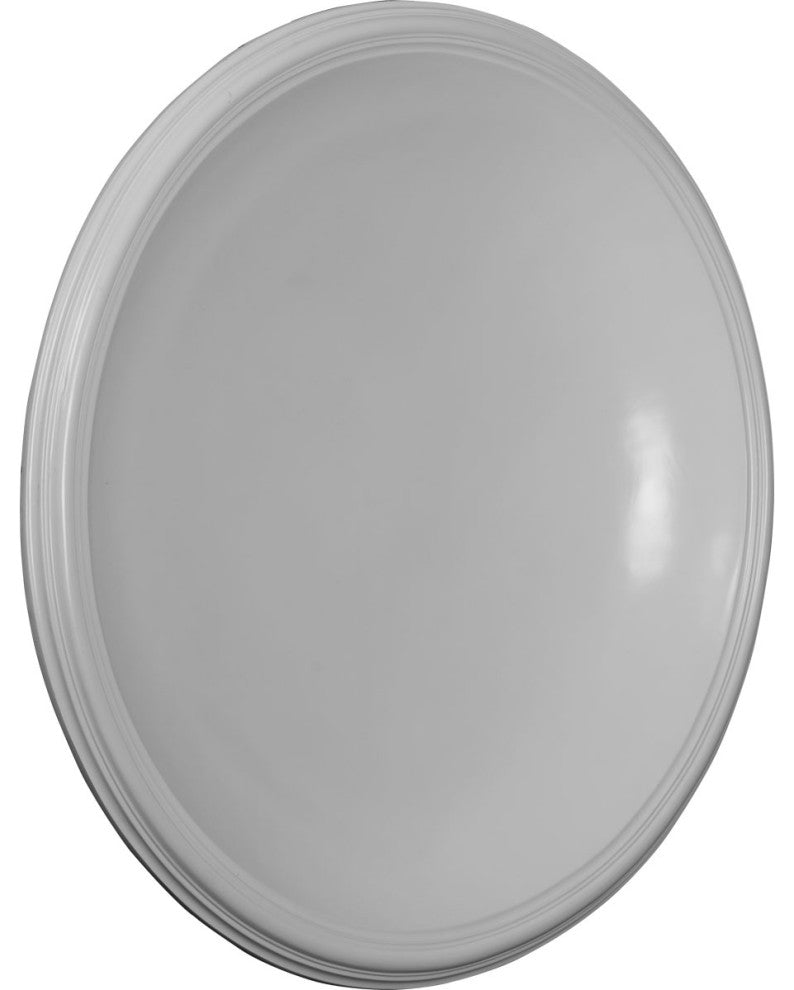 Recessed Smooth Ceiling Dome, 2 1/2"W Trim (40"Diameter x 7 3/4"D)