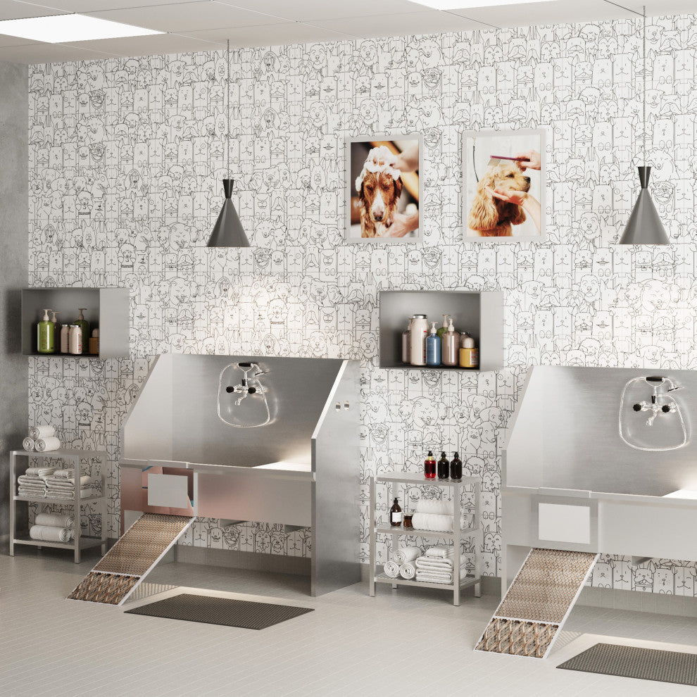 Oh My Dog and Oh My Cat Porcelain Floor and Wall Tile, Dog