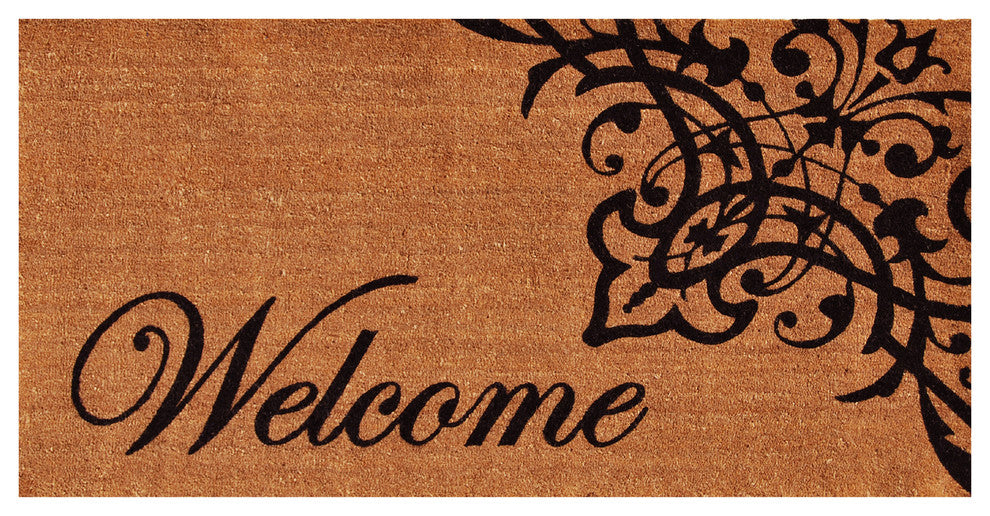 Scroll Welcome Doormat, 30"x48"