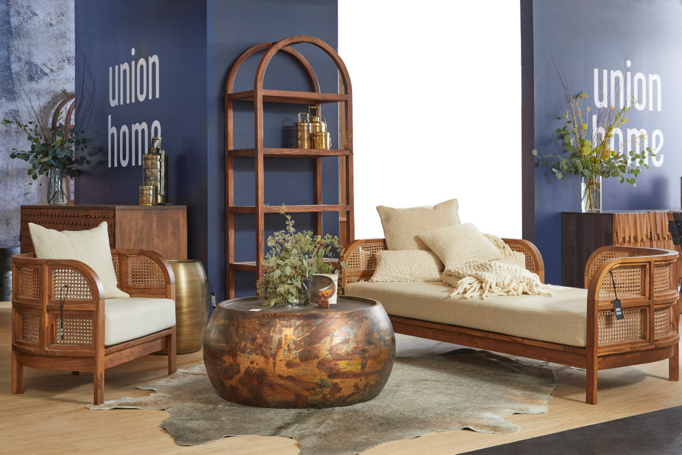 Nest Cane Recycled Teak Daybed