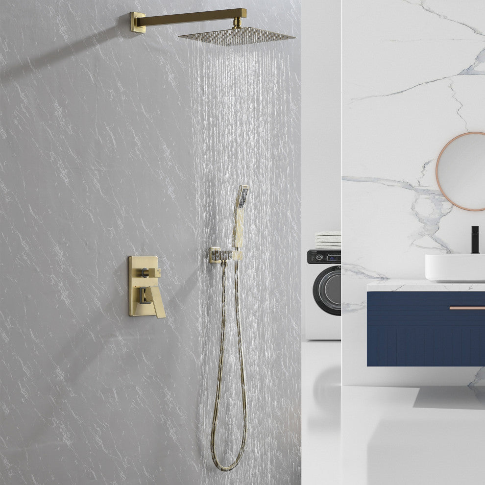 Pressure Balanced Complete Shower System With Rough-In Valve