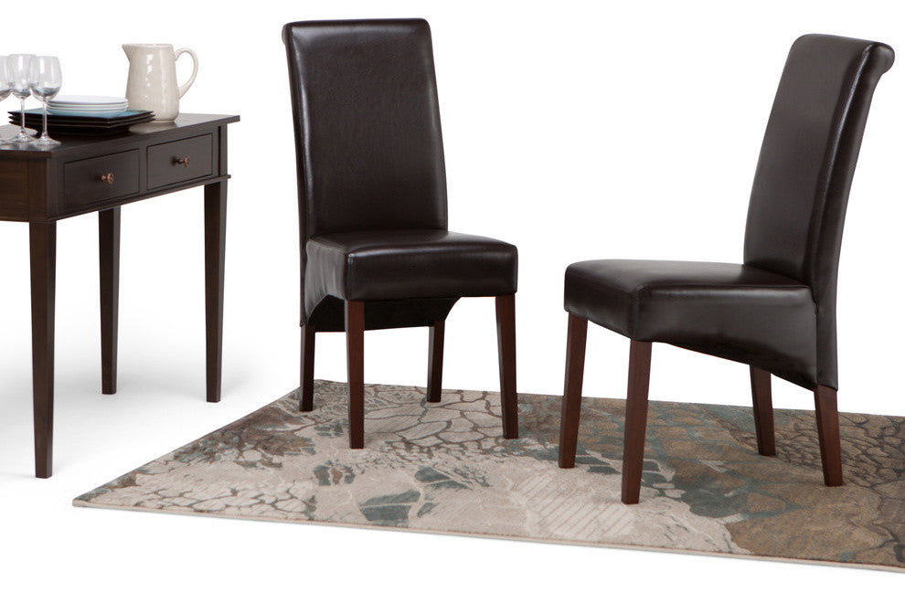 Avalon Parson Dining Chair (Set of 2) in Tanners Brown