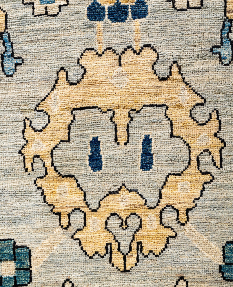 Serapi One-of-a-Kind Hand-Knotted Area Rug Gray, 8'1" x 10'0"