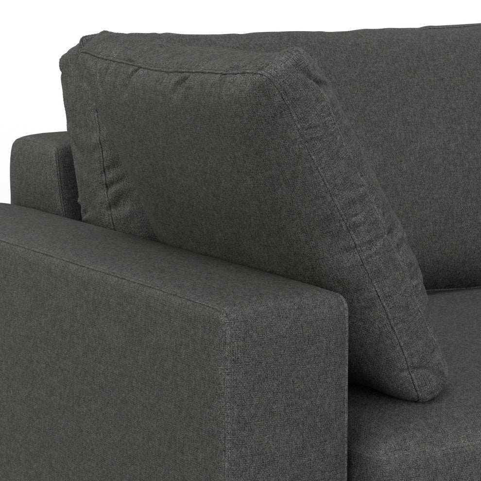 Charlie Right-Facing Sectional in Tightly Woven Performance Fabric