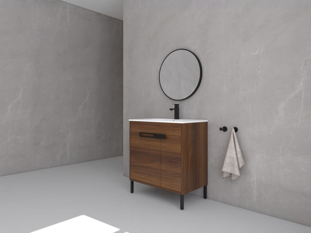 30" Sink Vanity With KD Package, Plywood, Smc Top, No Faucet