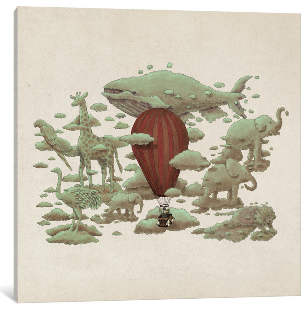 "Cloud Watching Square" by Terry Fan, 12x12x1.5