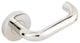 Munich Lever, Half Passage, Left Hand, Polished Stainless Steel, 2-3/4" Backset