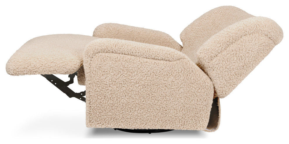 Winslow Extra Wide Recliner and Swivel Glider, Chai Shearling