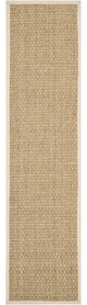 Safavieh Natural Fiber Nf114A Solid Color Rug, Natural/Beige, 2'6" X 20'0"