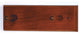 2 Peg Coat Rack, Light Oak, Mahogany