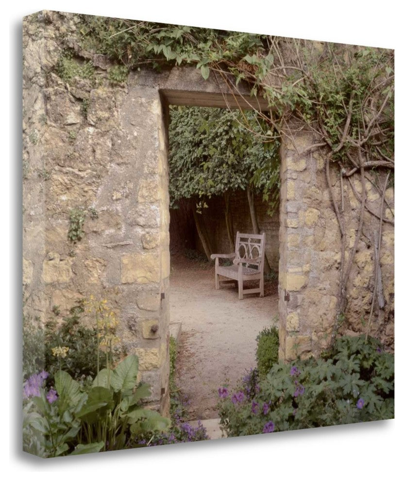 "Banc De Jardin - 11" By Alan Blaustein, Giclee Print on Gallery Wrap Canvas